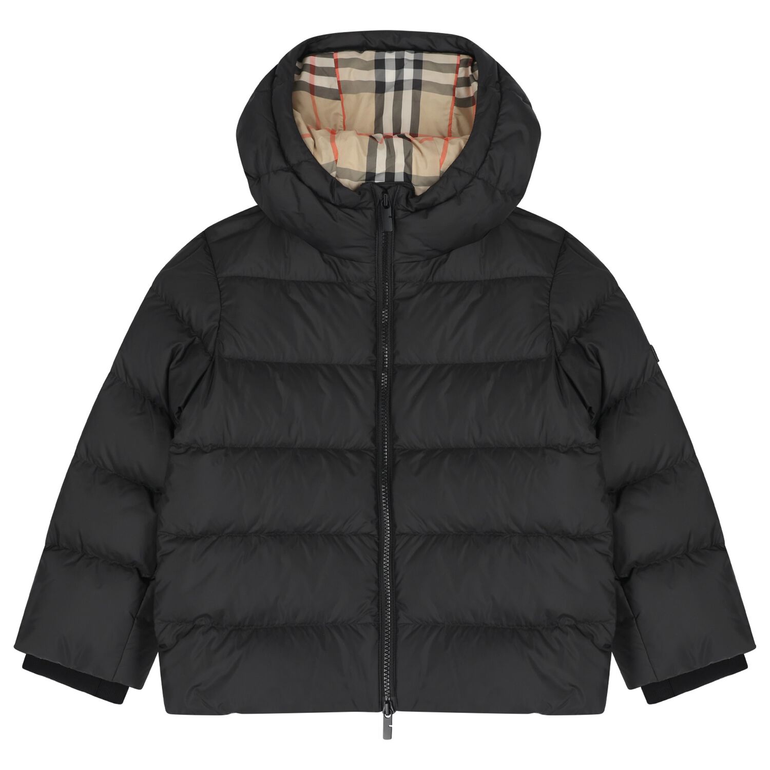 Burb Black Logo Padded Puffer Jacket puffer - B30sneakers