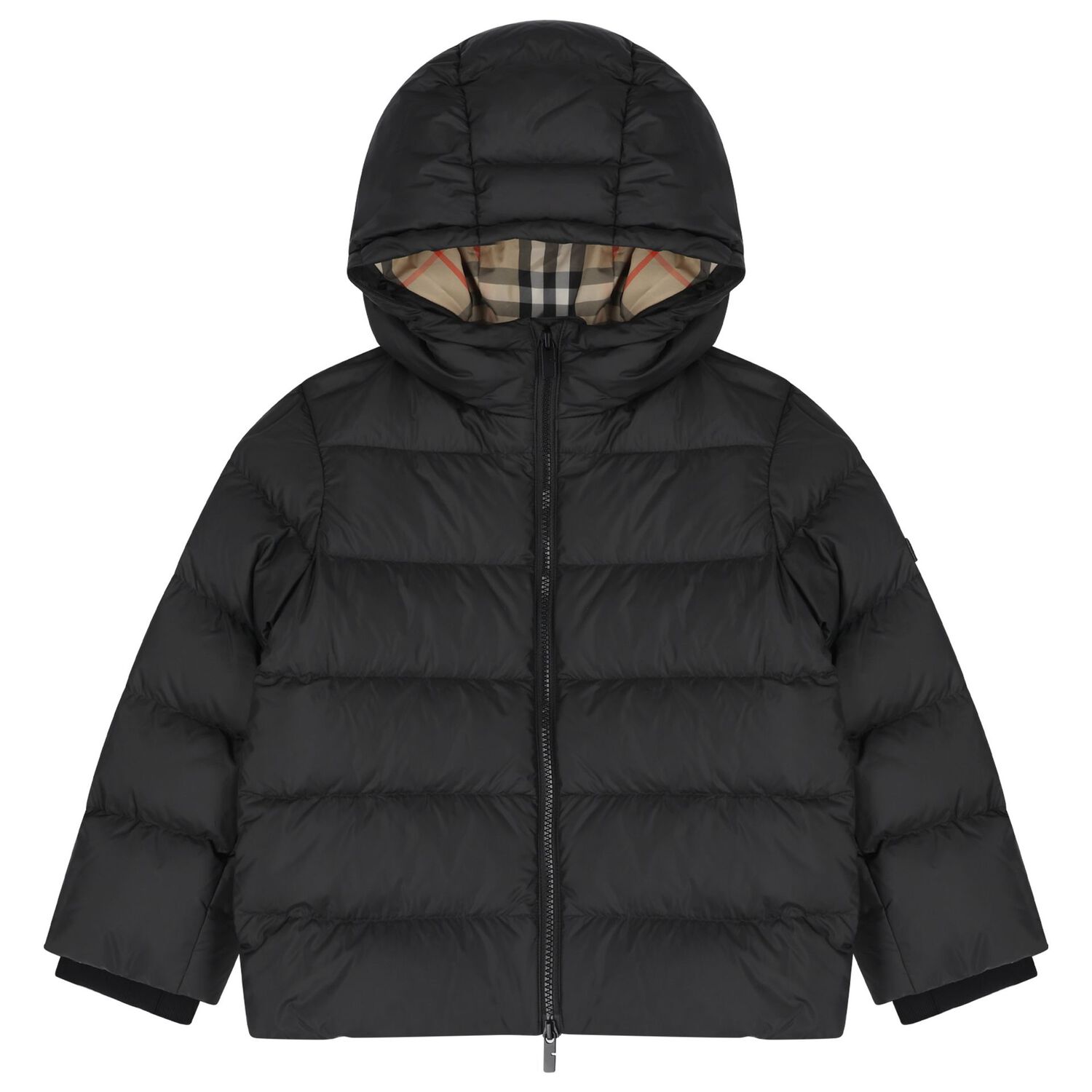 Burb Black Logo Padded Puffer Jacket puffer - B30sneakers