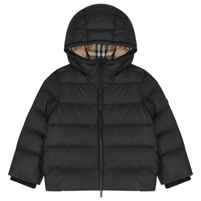 Burb Black Logo Padded Puffer Jacket puffer - B30sneakers