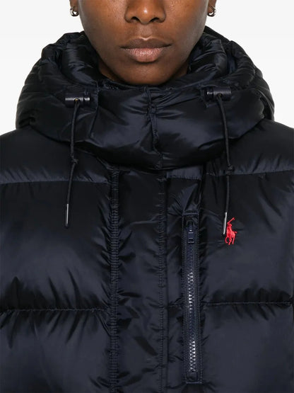 Ralph hooded puffer jacket Bleu Marine - B30sneakers